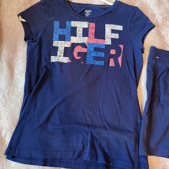 Tommy Hilfiger Girl's Shirt & Skirt Set - Picture 3 of 5